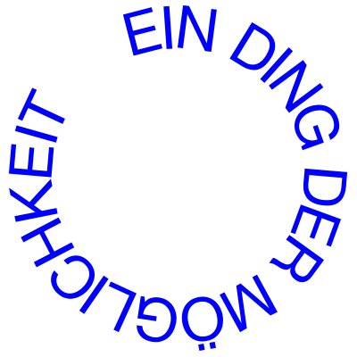 Logo Ein Ding der Möglichkeit
